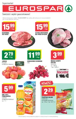 SPAR - gazetka promocyjna Gazetka Eurospar od poniedziałku 16.03 do niedzieli 22.03
