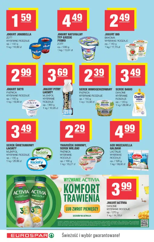 SPAR - gazetka promocyjna Gazetka Eurospar od poniedziałku 16.03 do niedzieli 22.03 - strona 4