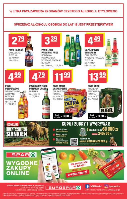 SPAR - gazetka promocyjna Gazetka Eurospar od poniedziałku 16.03 do niedzieli 22.03 - strona 16