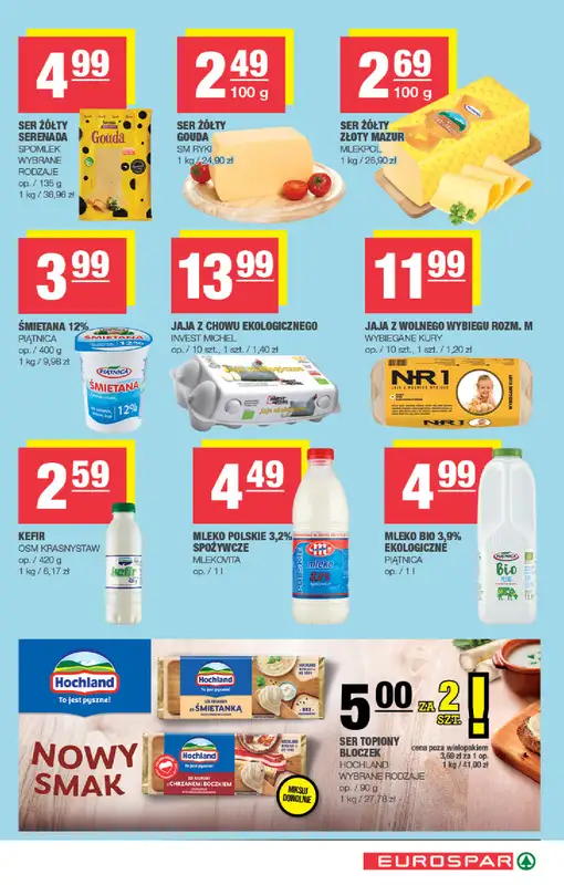 SPAR - gazetka promocyjna Gazetka Eurospar od poniedziałku 16.03 do niedzieli 22.03 - strona 5