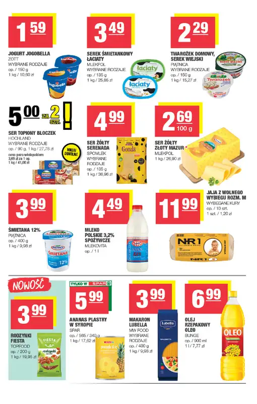 SPAR - gazetka promocyjna Gazetka Spar Mini od poniedziałku 16.03 do niedzieli 22.03 - strona 3