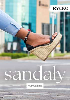 Ryłko - gazetka promocyjna Sandały damskie od wtorku 10.03 