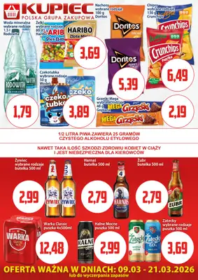 Kupiec - gazetka promocyjna Oferta plakatowa od poniedziałku 09.03 do soboty 21.03 - strona 3