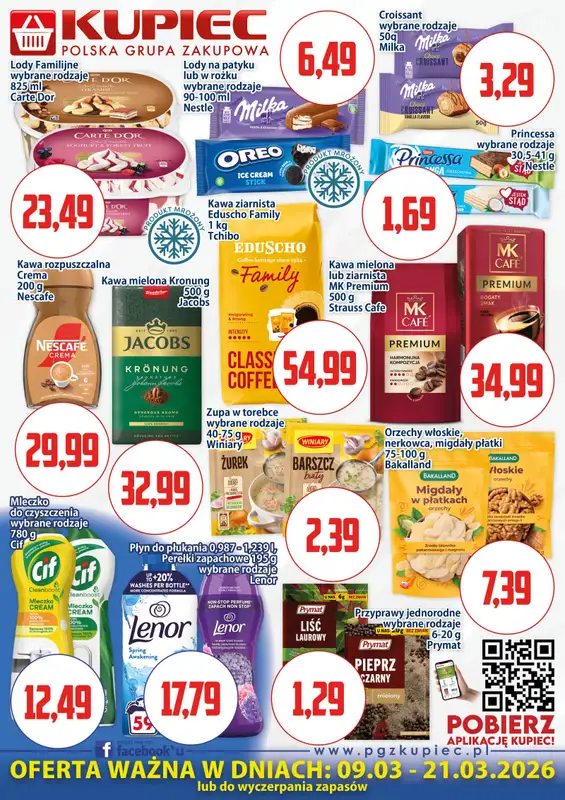 Kupiec - gazetka promocyjna Oferta plakatowa od poniedziałku 09.03 do soboty 21.03 - strona 2