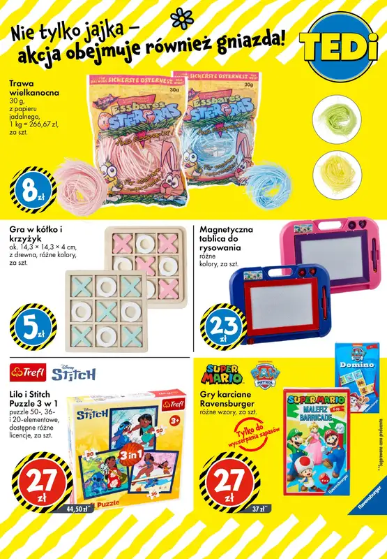 Tedi - gazetka promocyjna Zabawki do wielkanocnego koszyczka od wtorku 10.03 do wtorku 10.03 - strona 2