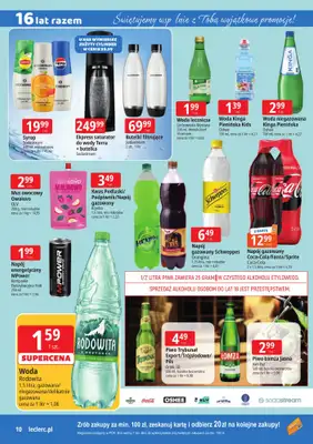Leclerc - gazetka promocyjna Oferta Ostrołęka | 16 lat razem od poniedziałku 09.03 do soboty 14.03 - strona 10