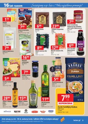 Leclerc - gazetka promocyjna Oferta Ostrołęka | 16 lat razem od poniedziałku 09.03 do soboty 14.03 - strona 9