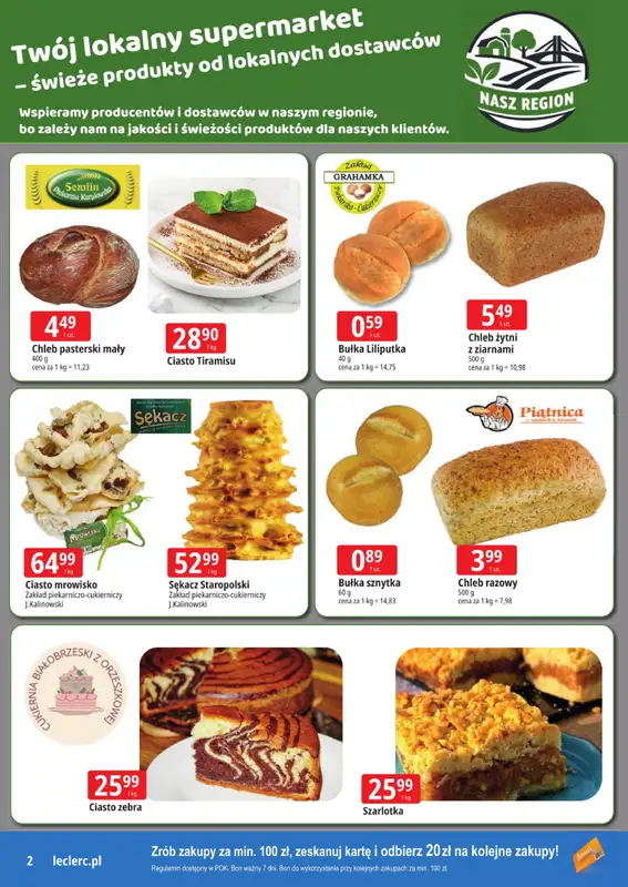 Leclerc - gazetka promocyjna Oferta Ostrołęka | 16 lat razem od poniedziałku 09.03 do soboty 14.03 - strona 2