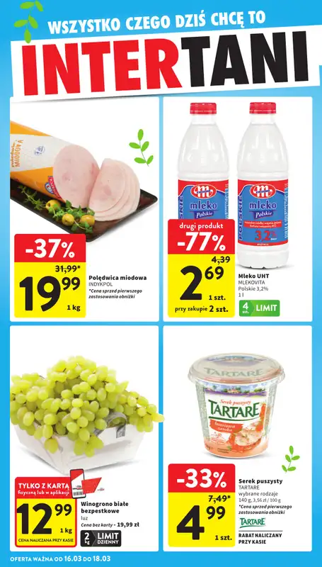 Intermarche - gazetka promocyjna Intertani start tygodnia   - strona 2