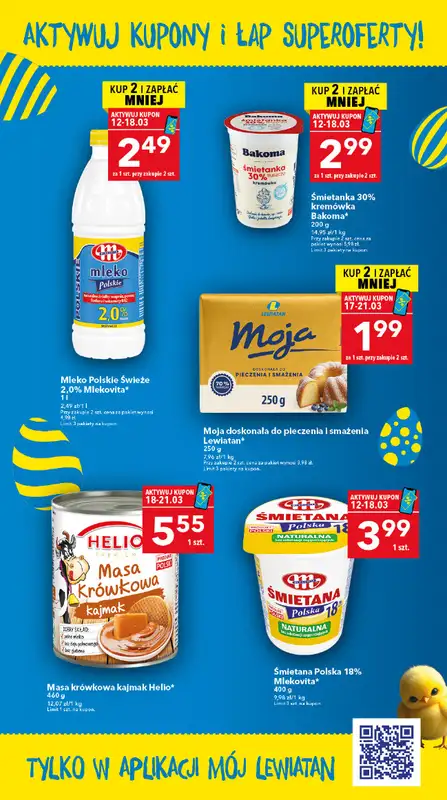 LEWIATAN - gazetka promocyjna Gazetka Śwąteczne okazje Mamy to! woj. lubelskie od czwartku 12.03 do środy 18.03 - strona 3