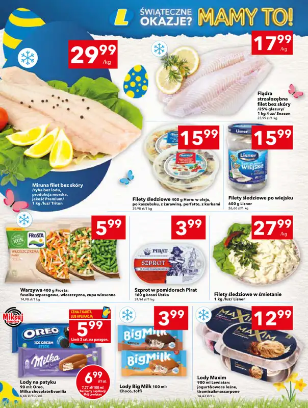 LEWIATAN - gazetka promocyjna Gazetka Śwąteczne okazje Mamy to! Kielce od czwartku 12.03 do niedzieli 22.03 - strona 4