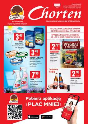 Chorten - gazetka promocyjna Gazetka Lubelskie, Łódzkie, Radom Market od czwartku 12.03 do niedzieli 22.03