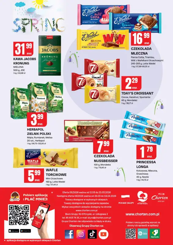 Chorten - gazetka promocyjna Gazetka Podlaskie Market od czwartku 12.03 do niedzieli 22.03 - strona 8