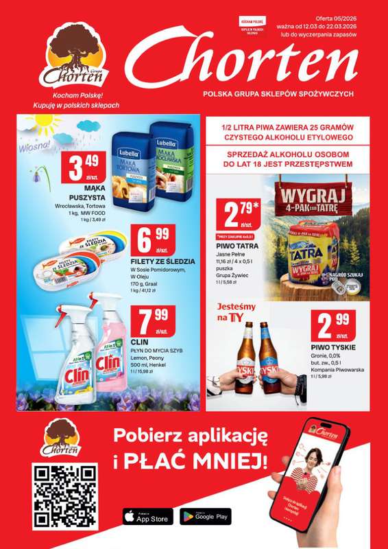 Chorten - gazetka promocyjna Gazetka Podlaskie Market od czwartku 12.03 do niedzieli 22.03