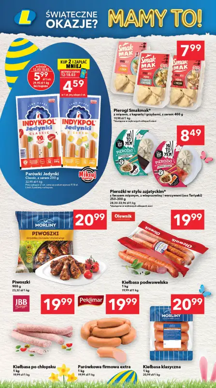 LEWIATAN - gazetka promocyjna Gazetka Śwąteczne okazje Mamy to! Kujawy od czwartku 12.03 do środy 18.03 - strona 4