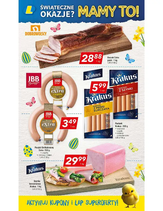 LEWIATAN - gazetka promocyjna Gazetka Śwąteczne okazje Mamy to! Małopolska od czwartku 12.03 do środy 18.03 - strona 3