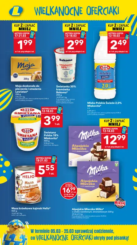 LEWIATAN - gazetka promocyjna Gazetka Śwąteczne okazje Mamy to! Mazowsze od czwartku 12.03 do środy 18.03 - strona 14