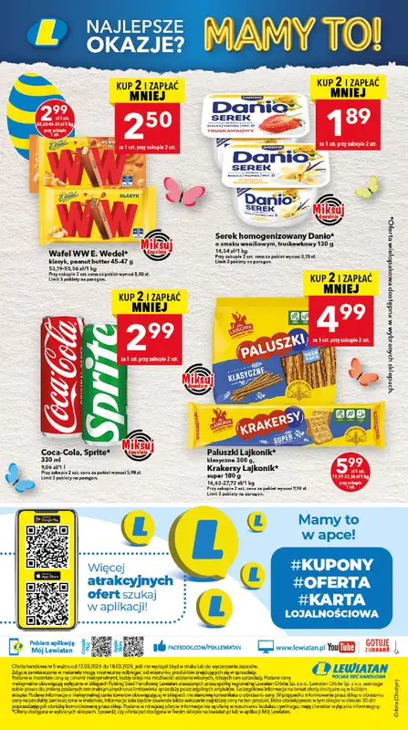 LEWIATAN - gazetka promocyjna Gazetka Śwąteczne okazje Mamy to! Olsztyn od czwartku 12.03 do środy 18.03 - strona 16