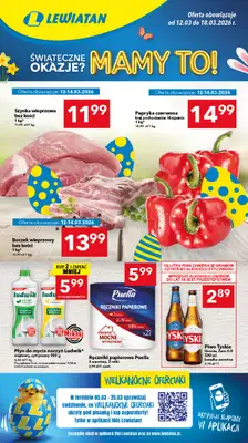 LEWIATAN - gazetka promocyjna Gazetka Śwąteczne okazje Mamy to! woj. opolskie od czwartku 12.03 do środy 18.03
