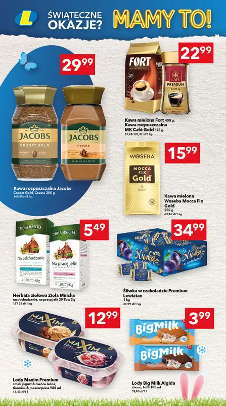 LEWIATAN - gazetka promocyjna Gazetka Śwąteczne okazje Mamy to! woj. opolskie od czwartku 12.03 do środy 18.03 - strona 12