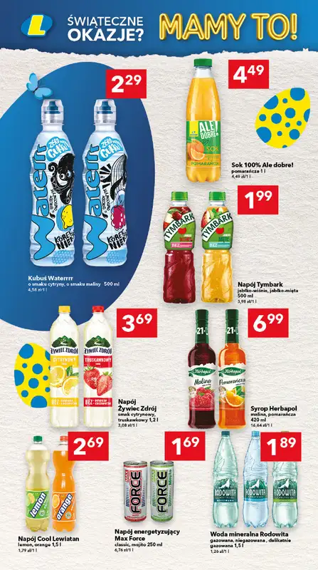 LEWIATAN - gazetka promocyjna Gazetka Śwąteczne okazje Mamy to! woj. podkarpackie od czwartku 12.03 do środy 18.03 - strona 12