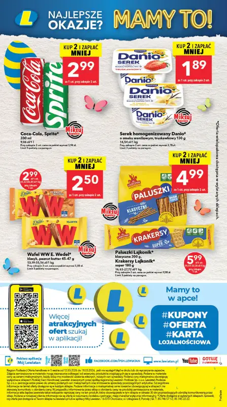 LEWIATAN - gazetka promocyjna Gazetka Śwąteczne okazje Mamy to! woj. podlaskie od czwartku 12.03 do środy 18.03 - strona 16