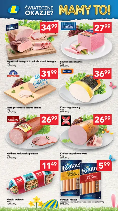 LEWIATAN - gazetka promocyjna Gazetka Śwąteczne okazje Mamy to! woj. podlaskie od czwartku 12.03 do środy 18.03 - strona 4