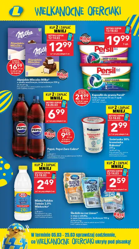 LEWIATAN - gazetka promocyjna Gazetka Śwąteczne okazje Mamy to! Północ od czwartku 12.03 do środy 18.03 - strona 2