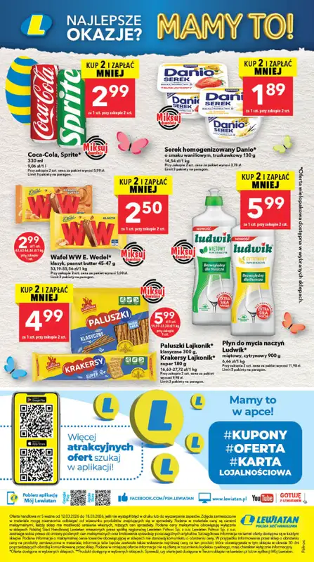 LEWIATAN - gazetka promocyjna Gazetka Śwąteczne okazje Mamy to! Północ od czwartku 12.03 do środy 18.03 - strona 16