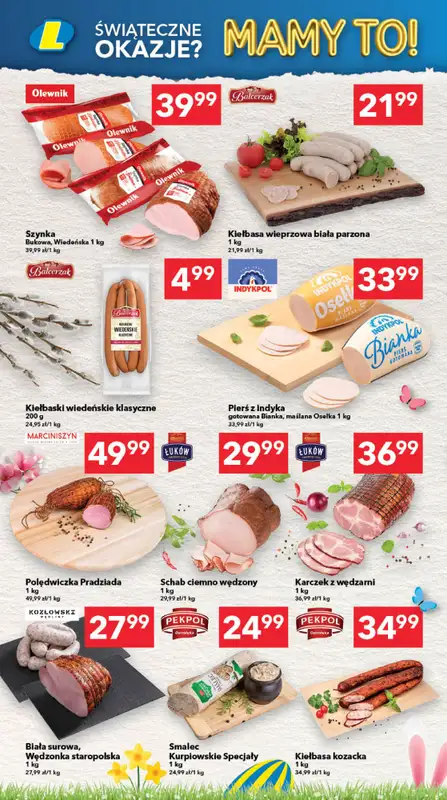 LEWIATAN - gazetka promocyjna Gazetka Śwąteczne okazje Mamy to! Północ od czwartku 12.03 do środy 18.03 - strona 4