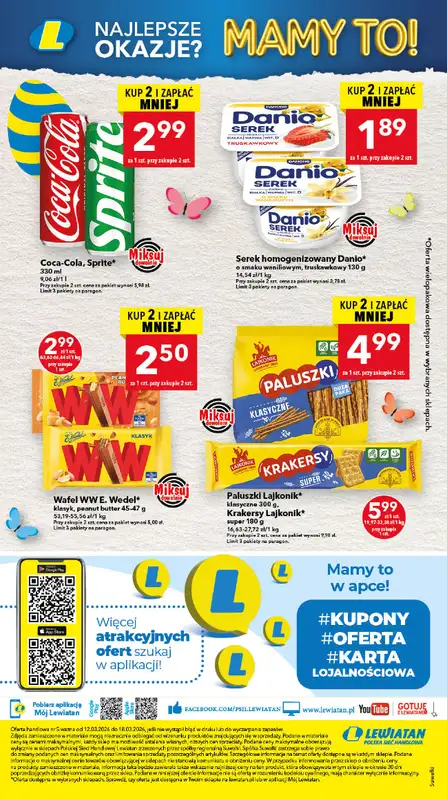 LEWIATAN - gazetka promocyjna Gazetka Śwąteczne okazje Mamy to! Suwałki od czwartku 12.03 do środy 18.03 - strona 16