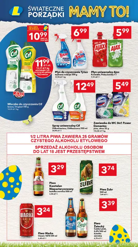 LEWIATAN - gazetka promocyjna Gazetka Śwąteczne okazje Mamy to! Suwałki od czwartku 12.03 do środy 18.03 - strona 14