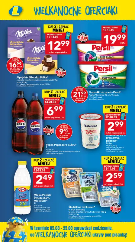 LEWIATAN - gazetka promocyjna Gazetka Śwąteczne okazje Mamy to! Suwałki od czwartku 12.03 do środy 18.03 - strona 2