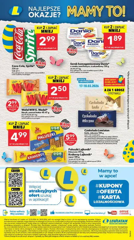 LEWIATAN - gazetka promocyjna Gazetka Śwąteczne okazje Mamy to! Zachód od czwartku 12.03 do środy 18.03 - strona 16