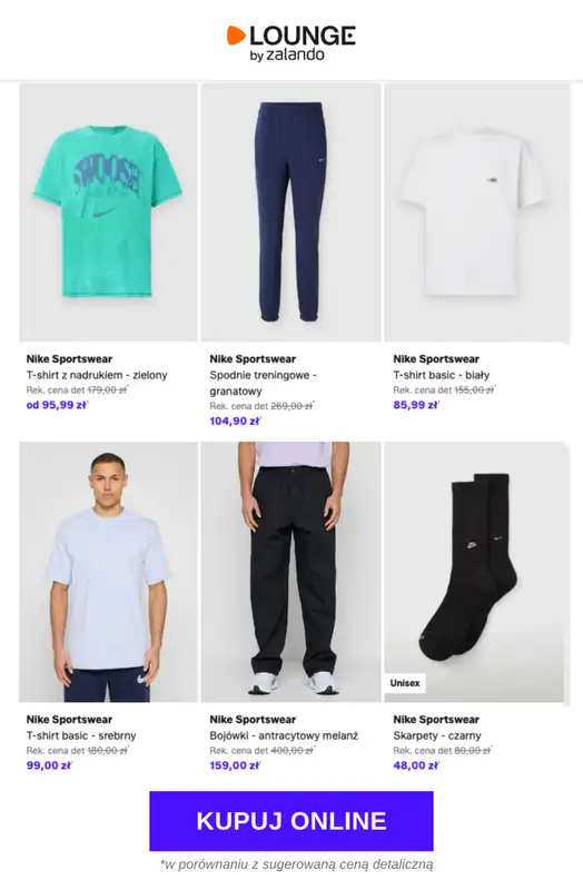Lounge by Zalando - gazetka promocyjna Specjalne okazje: Nike Sportswear - Odzież od wtorku 10.03 do czwartku 12.03 - strona 9