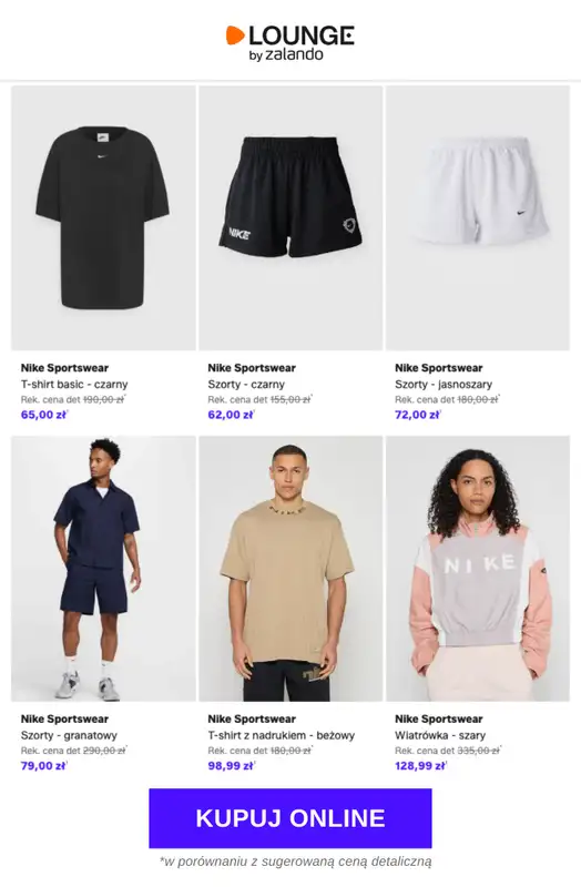 Lounge by Zalando - gazetka promocyjna Specjalne okazje: Nike Sportswear - Odzież od wtorku 10.03 do czwartku 12.03 - strona 4
