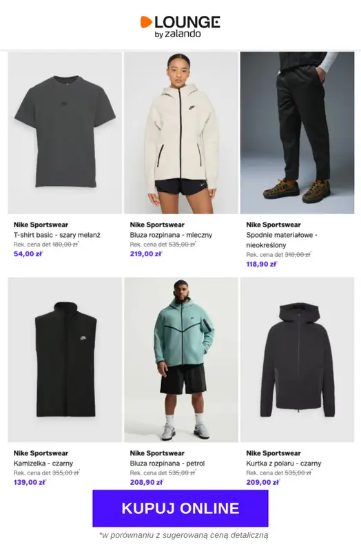 Lounge by Zalando - gazetka promocyjna Specjalne okazje: Nike Sportswear - Odzież   - strona 2