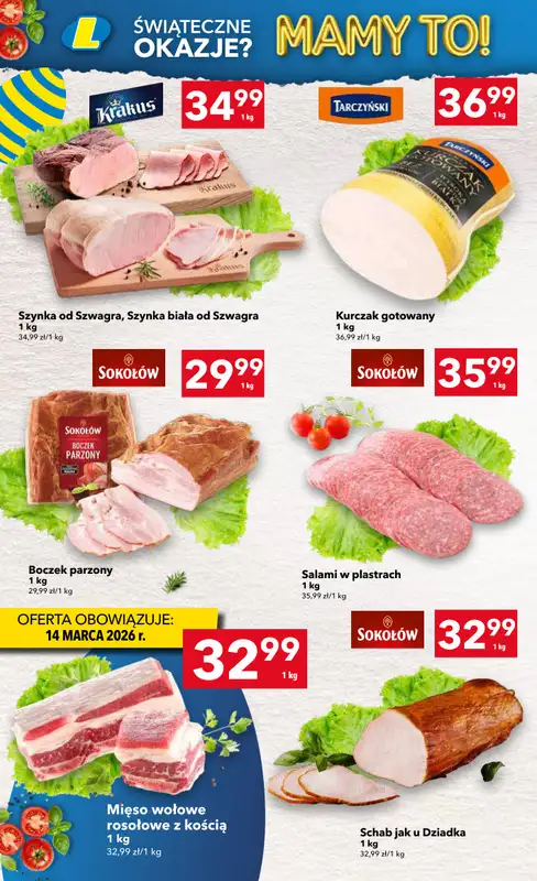 LEWIATAN - gazetka promocyjna Gazetka Śwąteczne okazje Mamy to! Żory od czwartku 12.03 do środy 18.03 - strona 4