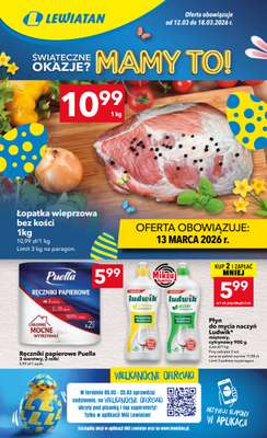LEWIATAN - gazetka promocyjna Gazetka Śwąteczne okazje Mamy to! Żory od czwartku 12.03 do środy 18.03