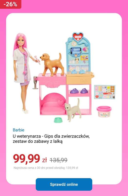 Smyk - gazetka promocyjna Do -40% Barbie - świętuj z nami urodziny! od wtorku 10.03 do wtorku 07.04 - strona 7