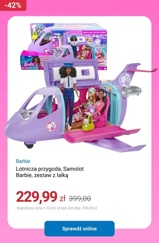Smyk - gazetka promocyjna Do -40% Barbie - świętuj z nami urodziny! od wtorku 10.03 do wtorku 07.04 - strona 3