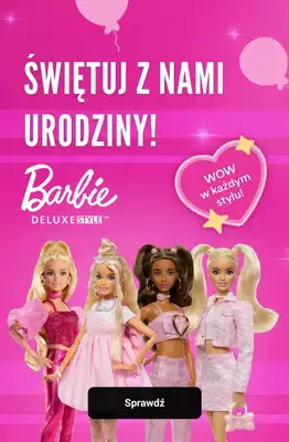 Smyk - gazetka promocyjna Do -40% Barbie - świętuj z nami urodziny! od wtorku 10.03 do wtorku 07.04