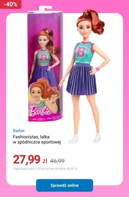 Smyk - gazetka promocyjna Do -40% Barbie - świętuj z nami urodziny! od wtorku 10.03 do wtorku 07.04 - strona 13