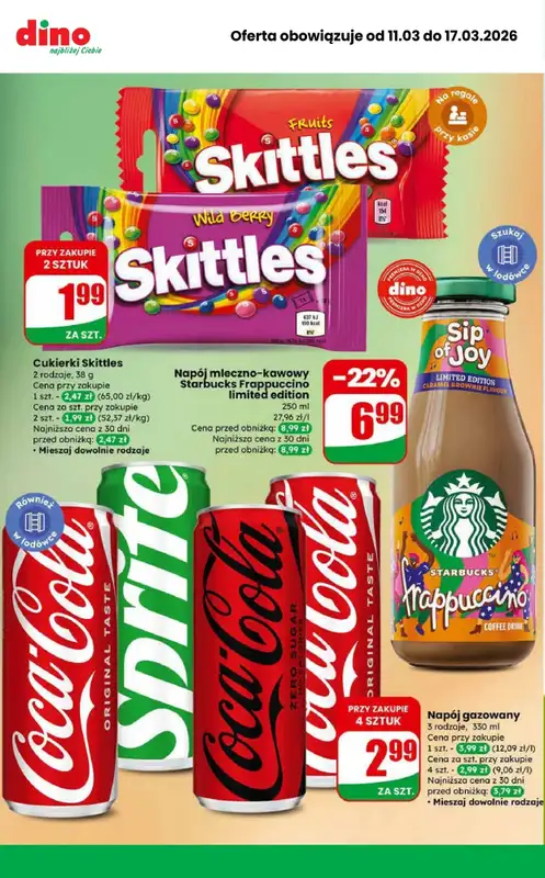 Dino - gazetka promocyjna MEGA promocje! od środy 11.03 do wtorku 17.03 - strona 9