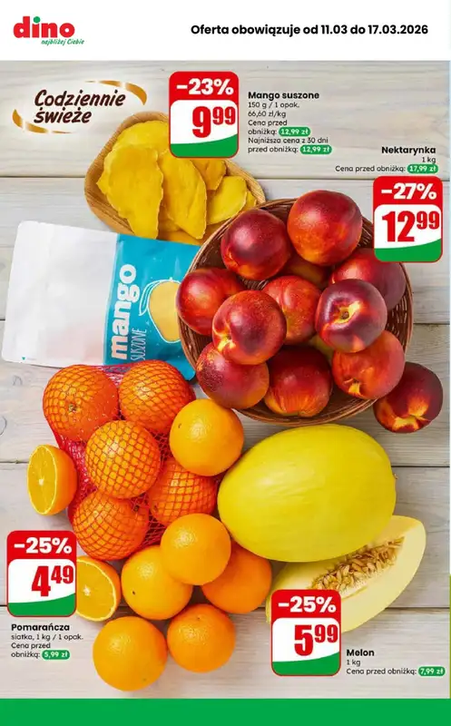Dino - gazetka promocyjna MEGA promocje! od środy 11.03 do wtorku 17.03 - strona 5