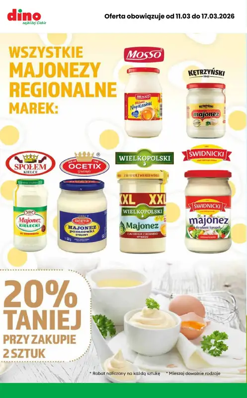 Dino - gazetka promocyjna MEGA promocje! od środy 11.03 do wtorku 17.03 - strona 2