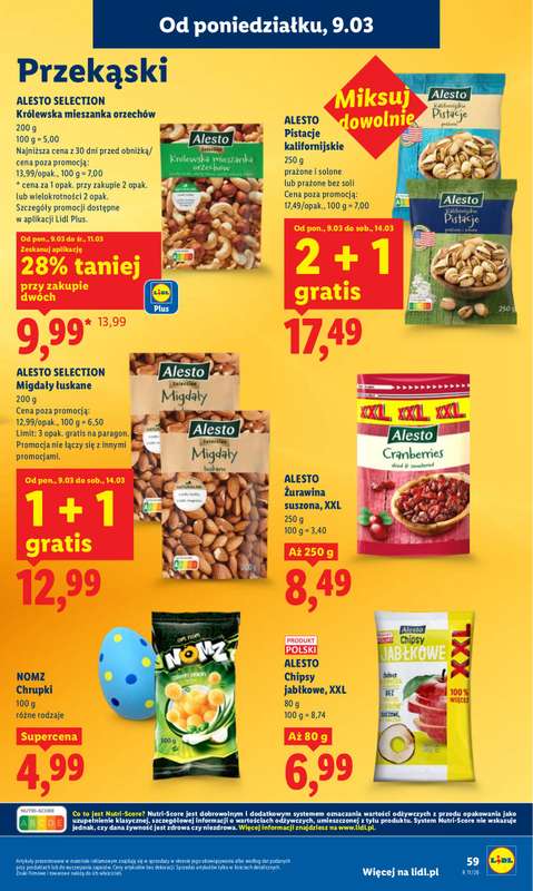 Lidl - gazetka promocyjna Oferta od poniedziałku od poniedziałku 09.03 do środy 11.03 - strona 61
