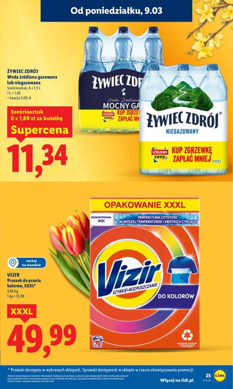 Lidl - gazetka promocyjna Oferta od poniedziałku od poniedziałku 09.03 do środy 11.03 - strona 25