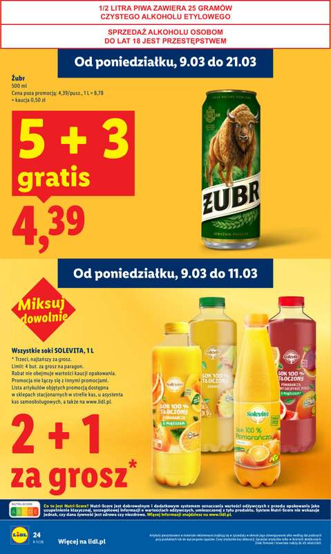 Lidl - gazetka promocyjna Oferta od poniedziałku od poniedziałku 09.03 do środy 11.03 - strona 24