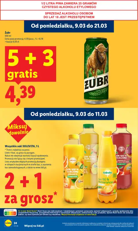 Lidl - gazetka promocyjna Oferta od poniedziałku od poniedziałku 09.03 do środy 11.03 - strona 24